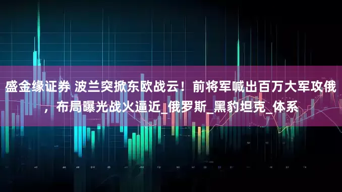 盛金缘证券 波兰突掀东欧战云！前将军喊出百万大军攻俄，布局曝光战火逼近_俄罗斯_黑豹坦克_体系