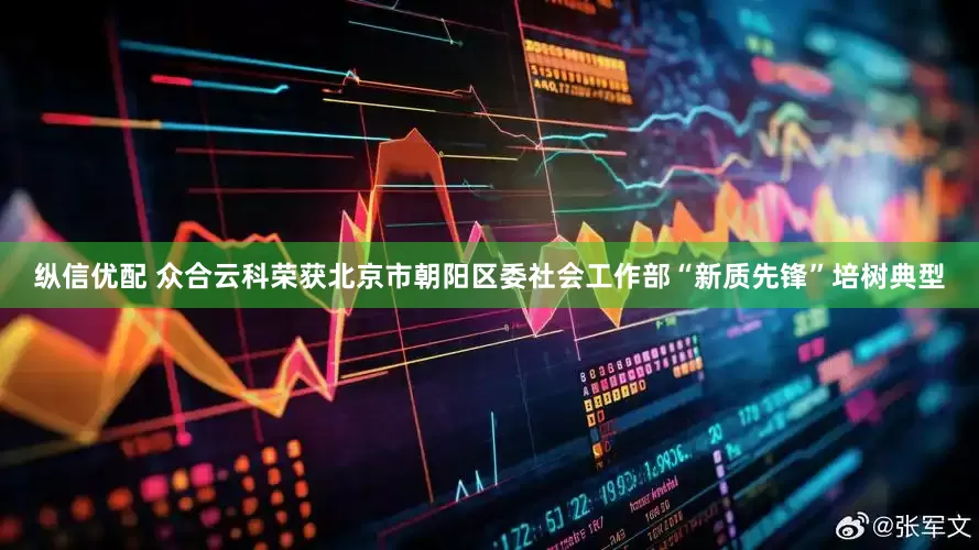 纵信优配 众合云科荣获北京市朝阳区委社会工作部“新质先锋”培树典型